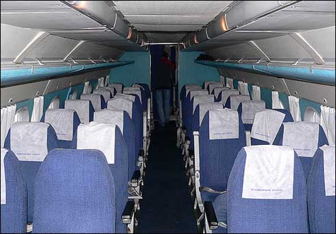 Poza avion Antonov an 24, poza interior avion, poze cu avioane