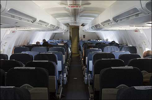 Poza avion Boeing 737, poza interior avion, poze cu avioane