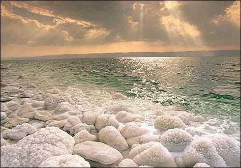 Poze de la Marea Moarta, imagini de la mare